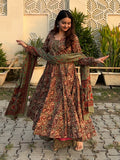 Load image into Gallery viewer, Zehra Green Cotton Suit Set
