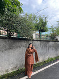 Load image into Gallery viewer, Trending Brown Farsi Suit set