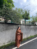 Load image into Gallery viewer, Trending Brown Farsi Suit set