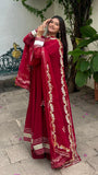 Load image into Gallery viewer, Maroon Embellished Suit Set