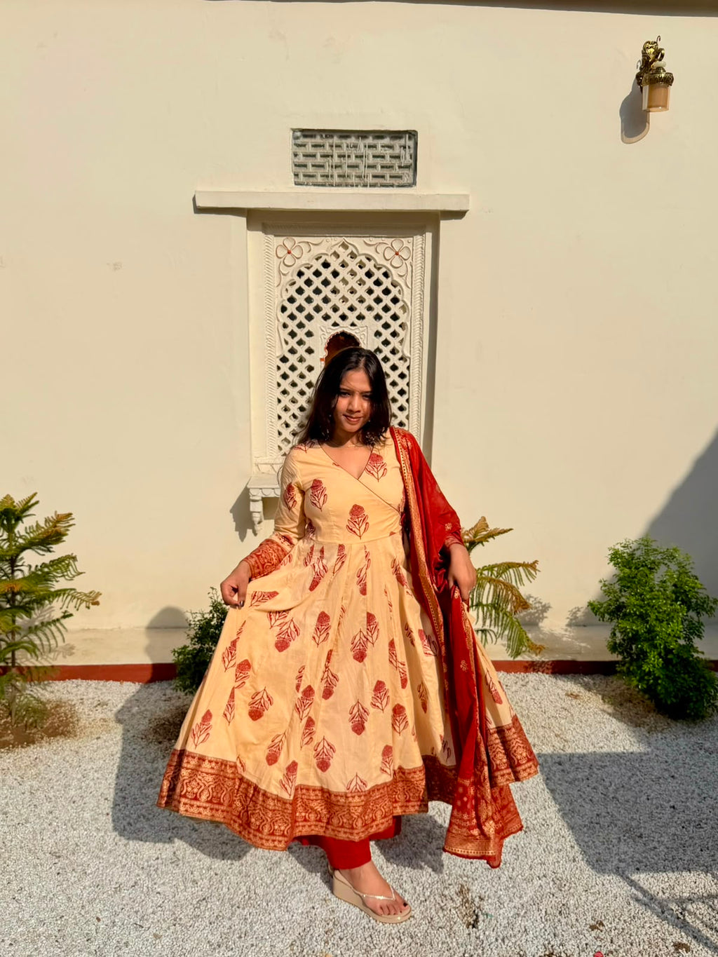 Red Charm Suit set