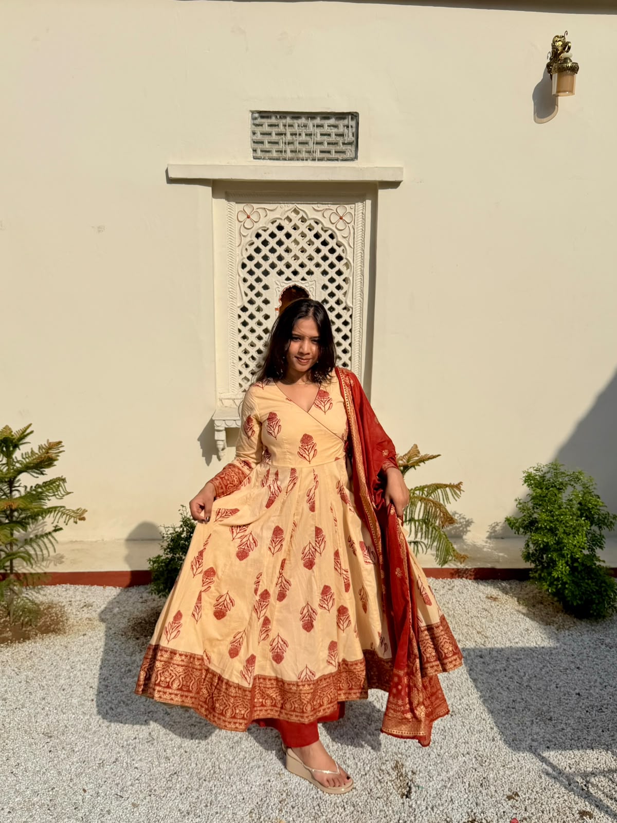 Red Charm Suit set