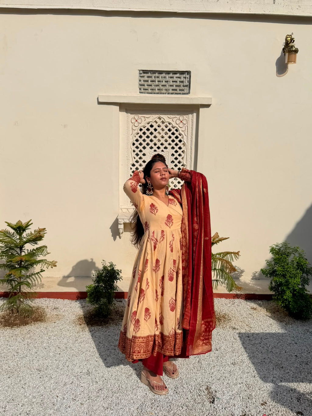 Red Charm Suit set